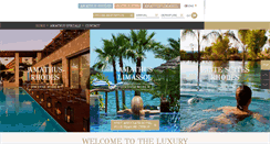 Desktop Screenshot of amathus-hotels.com